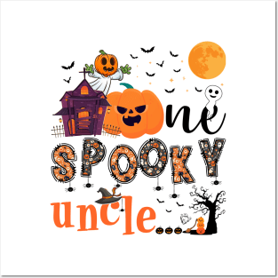 One Spooky uncle Halloween October 31 Posters and Art